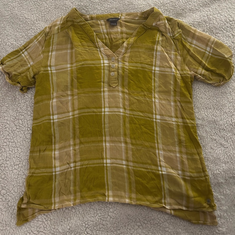 Eddie Bauer Short Sleeve Blouse